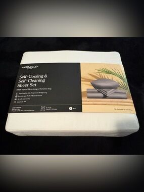 Miracle Made Self-Cleaning & Cooling FULL Sheet Set - White